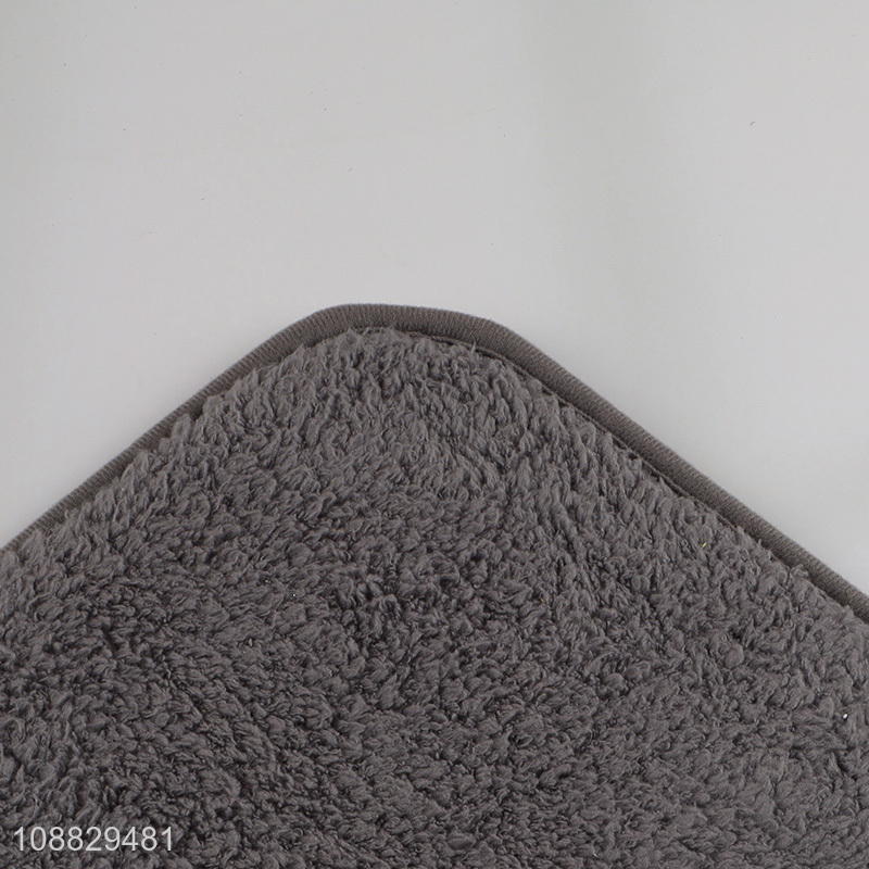 High quality durable non-slip soft ultra absorbent bathroom rug mat