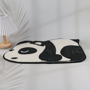 High quality cartoon panda super absorbent bath mat bathroom rug