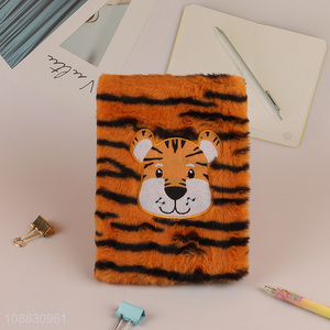 Wholoesale cute animal plush <em>notebook</em> journal <em>notebook</em> for kids