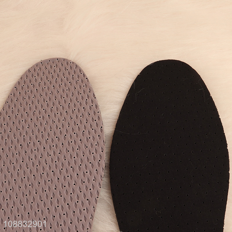 Wholesale sweat-absorbing breathable latex insoles for men women