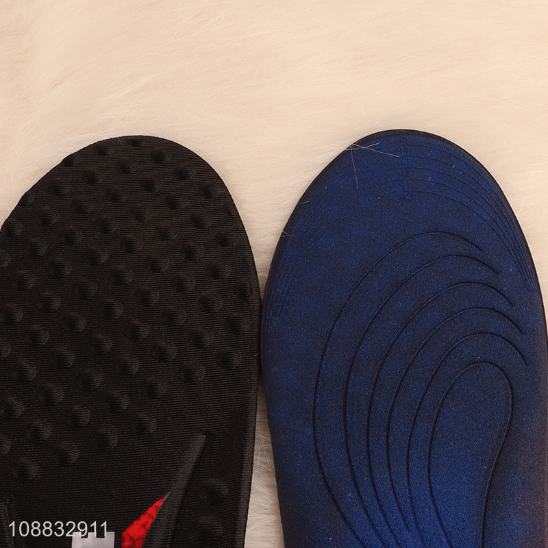 Hot selling soft breathable organic fiber sport shoes insoles