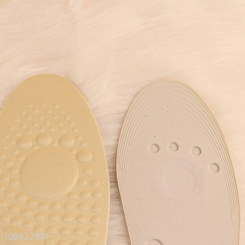 Good quality soft latex insoles arch support shoes insoles