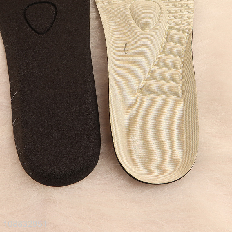 Wholesale arch support shock absorption insoles for men women