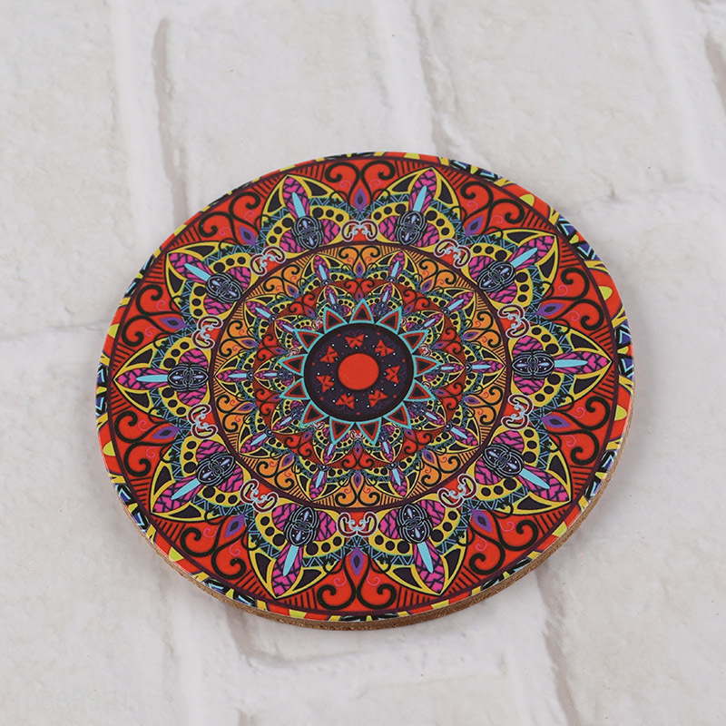 Popular products round tabletop decoration cup mat pad