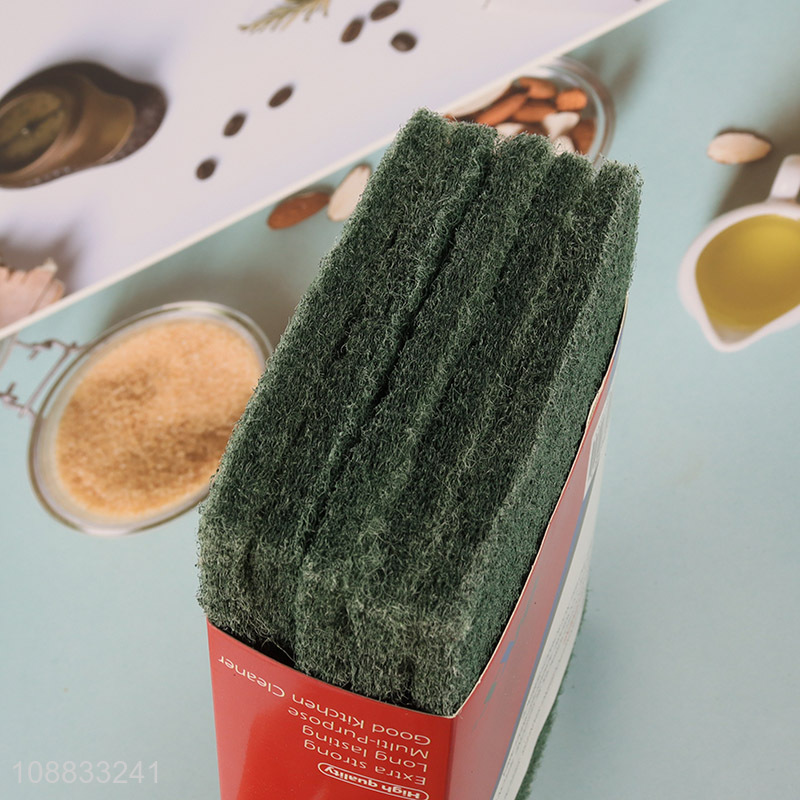 New product 5pcs heavy duty scouring pad for kitchen