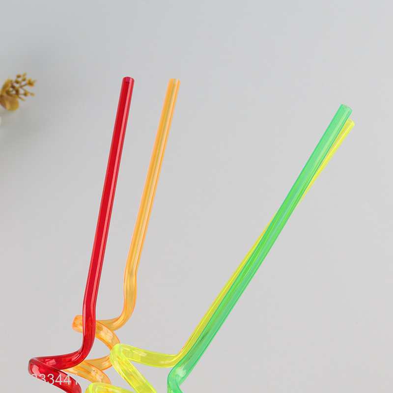 Good quality plastic cartoon animal drinking straw