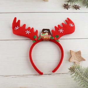 Hot selling christmas hair hoop christmas party supplies wholesale