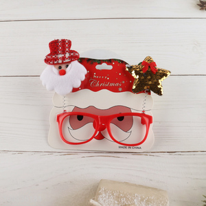 Low price christmas party holiday decorative glasses for kids adult