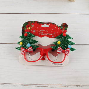 Hot items christmas tree frame christmas party glasses for sale