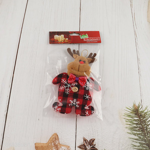 Low price elk shaped christmas hanging ornaments for sale