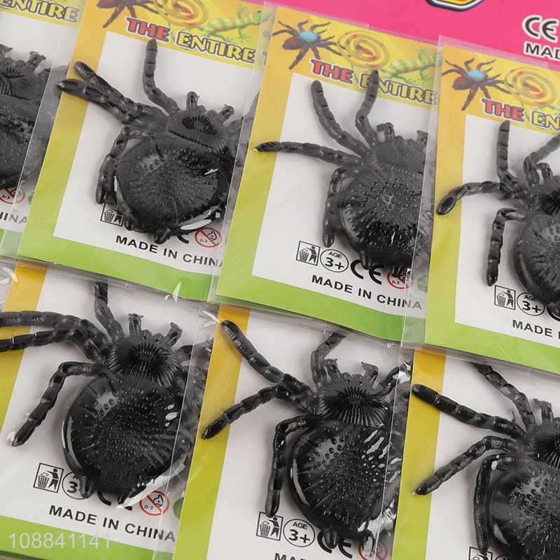 New Arrival 12 Pieces Strechy Sticky Toy Sticky Spiders