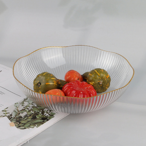 Best selling transparent home fruits <em>plate</em> fruits tray wholesale