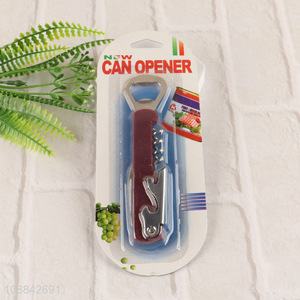 Hot selling multi-function bottle opener corkscrew bar tools