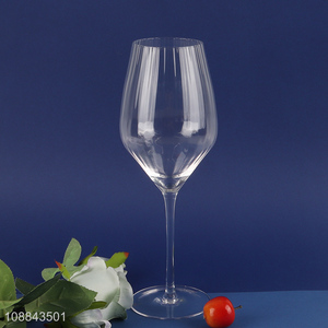 Top sale clear glass wine glasses champagne cup wholesale
