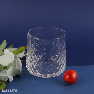 Hot selling clear glass wine glasses whiskey glasses wholesale