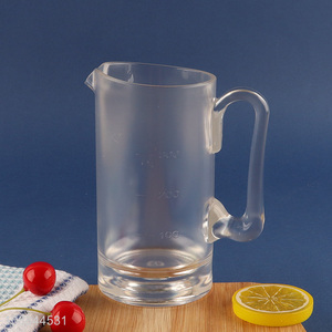 Hot Selling Acrylic Beer Glasses Drinking Cup with Handle