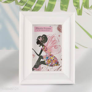 Wholesale 4*6 inch plastic picture frame standing photo frame
