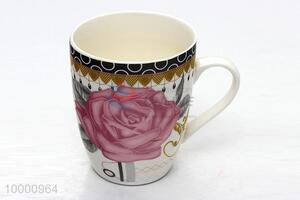 Good quality <em>Ceramic</em> <em>Cup</em> with flower pattern