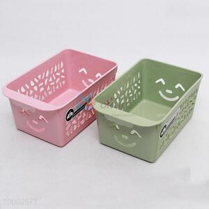 Small size smile face <em>storage</em> basket