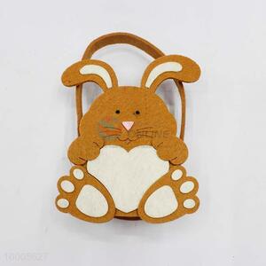 Wholesale Coffee Rabbit Shaped Fashion Nonwovens Basket