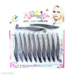 Wholesale New Style Black Eye-brow Stainless Steel <em>Tweezer</em>