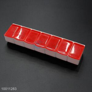Plastic 7 days medicine <em>box</em>/<em>pill</em> <em>box</em>