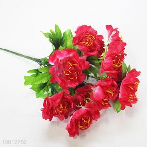 Wholesale 12 Pieces Peony Artificial Flower For Christmas Decoration