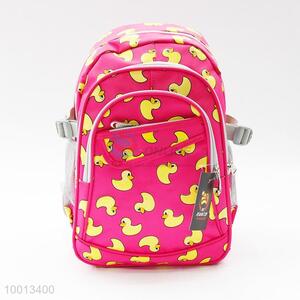 Duck Pattern Durable <em>School</em> <em>Backpack</em> For Kids
