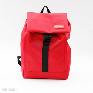 Simple Design Red School Backpack For Kids