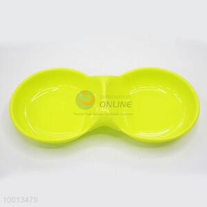 Wholesale High Quality Green Pet <em>Bowl</em> With Double <em>Bowl</em>