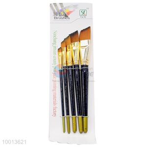 Wholesale 5 Pieces Wood Handle Drawing Pen/Artist Brush