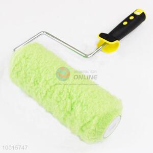 High quality 9 Inch Green Paint Roller Brush With Plastic Handle