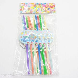 Wholesale 12pcs/bag Drinking Straw Happy <em>Party</em> Supplies