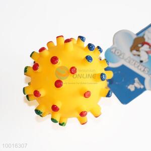 Wholesale Yellow Massage Ball Pet Toys For <em>Dog</em>