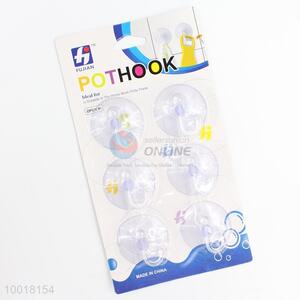 6PC Transparent Removable Hook