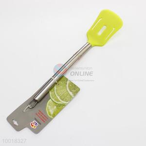 Good quality silicone slot/leakage shovel  with hollow handle