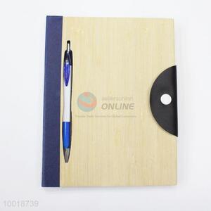 Wholesale Factory Outlet Wood Notebook With A Pen inside
