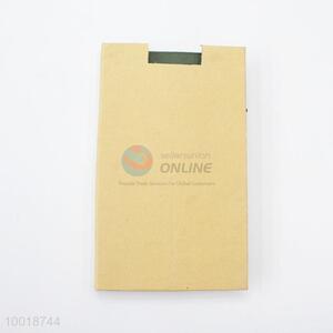 New Arrival Rectangle Concise Green Environmental Protection Notebook