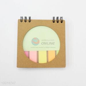 New Fashion A Square Notebook with Colourful Stick Note Pad and White Paper