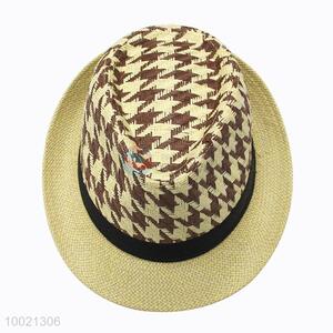 High Quality Two-tone Panama Hat