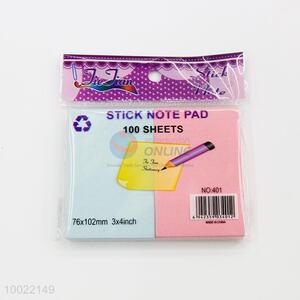 Double-colored Sticky Note Pads For School Supplies