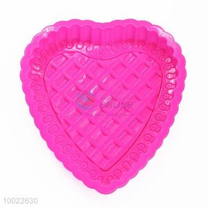 Rose Red Heart Shaped Silicone Cake Mould
