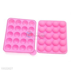 Pink 20 Holes Silicone Cookies/Cake Mould