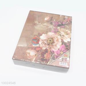 Flower Pattern Cover Photo Album With Box