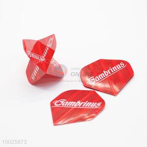 Red PET Dart Flights/Dart Accessories