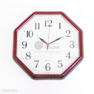 Small Size Octagonal Plastic Wall Clock