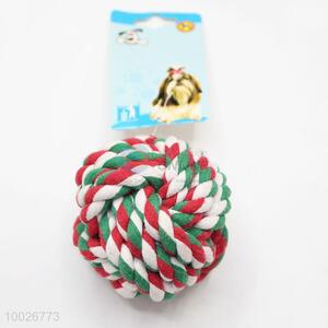 Pet toys throwing cotton rope ball dog toy 6cm