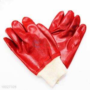Wholesale Red PVC Protection Gloves