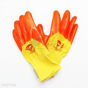 High Quality Orange and Yellow Protection Gloves