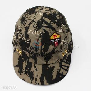 Wholesale vintage camouflage peak hat cap for kids